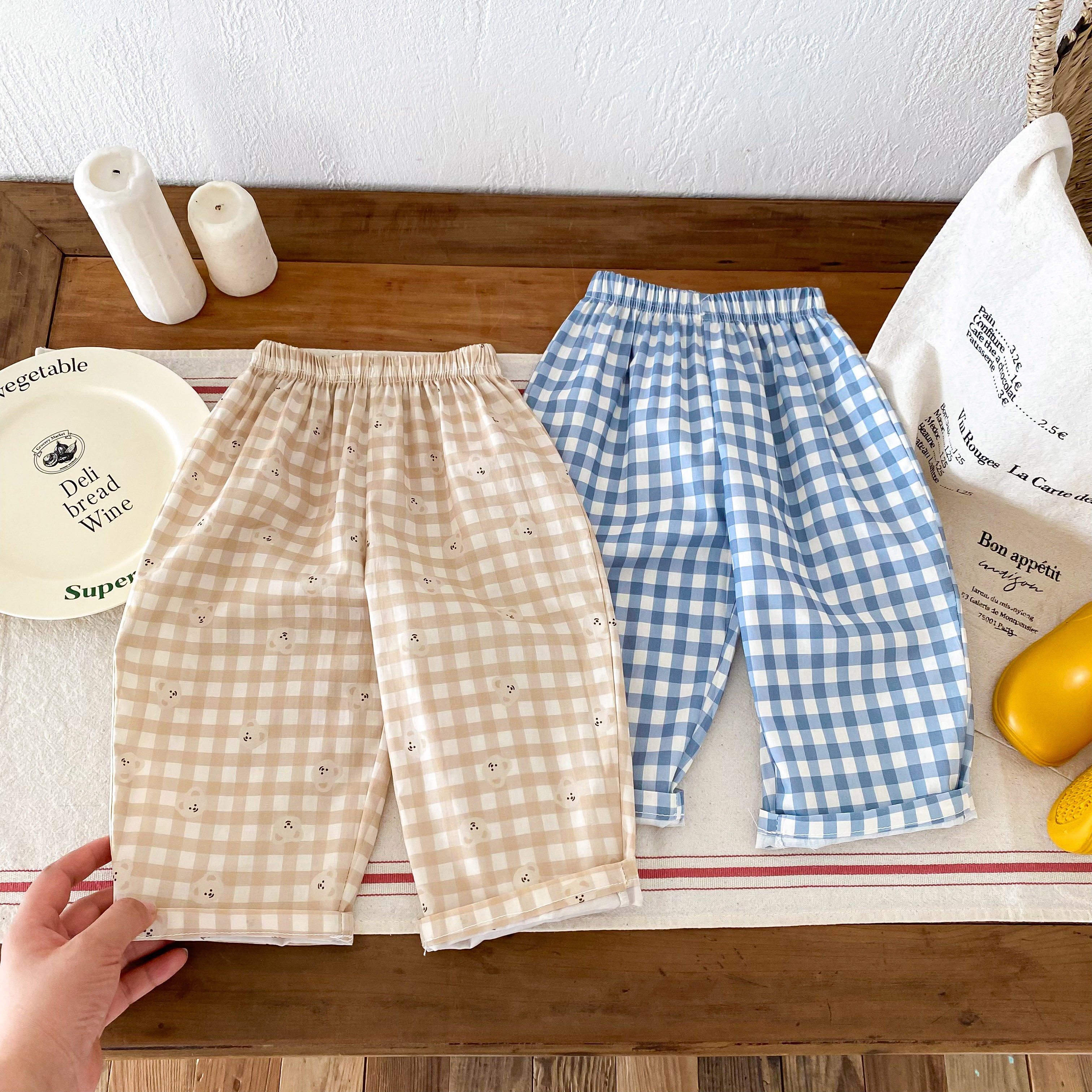 Baby Boy Clothing Zara - Fashion Plaid Pants Kids Boys Casual