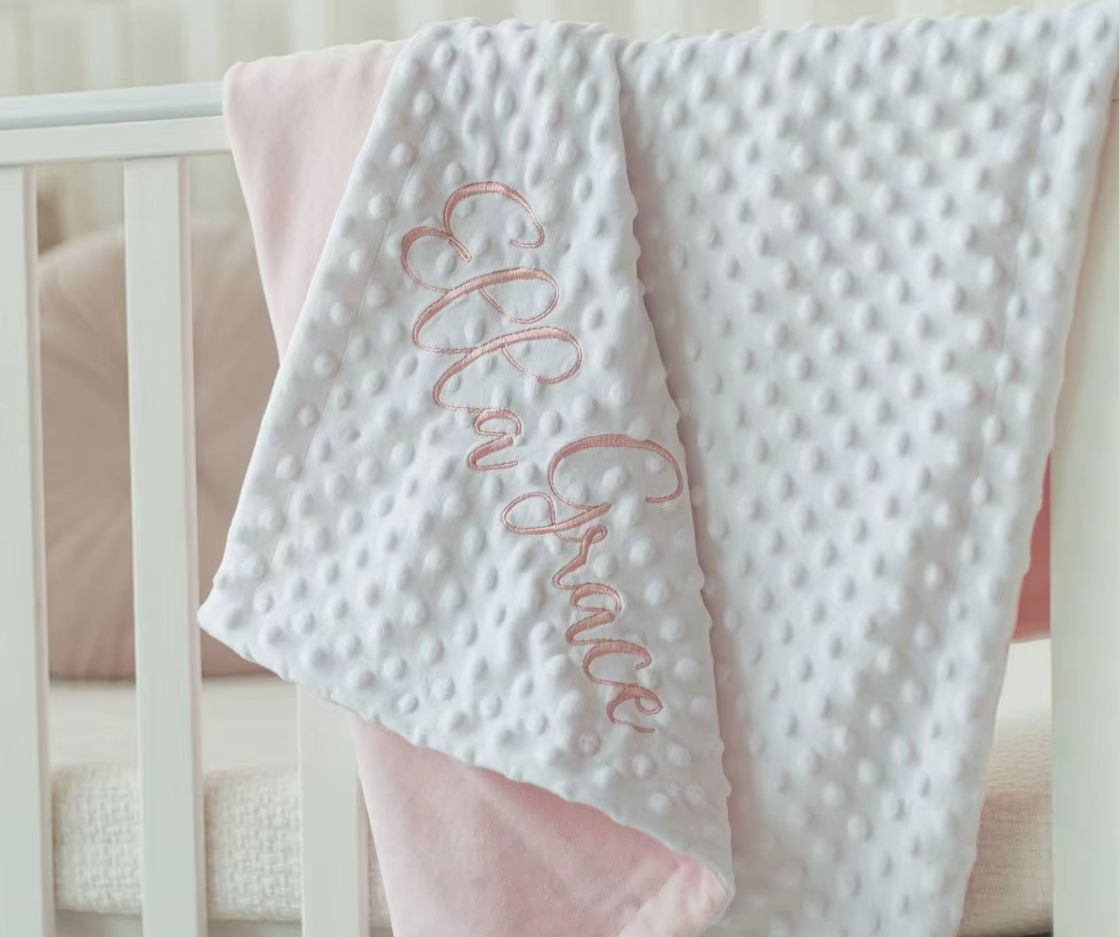Baby Clothing Names - JTJD Personalized Swaddle Blanket Baby Throw