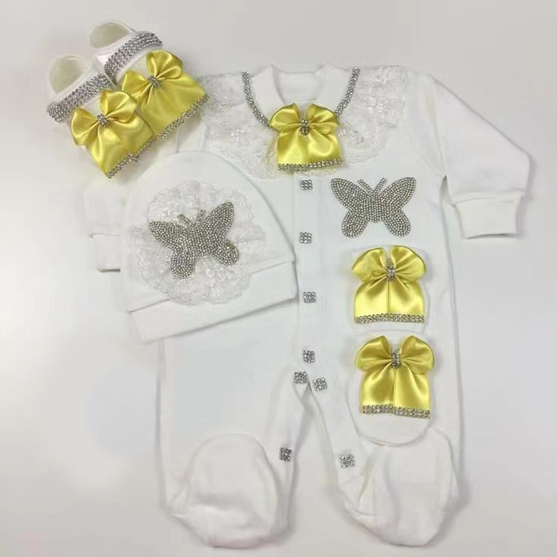 4pcs Welcome Home Romper Baby  - đánh giá và giá Baby Clothing Names