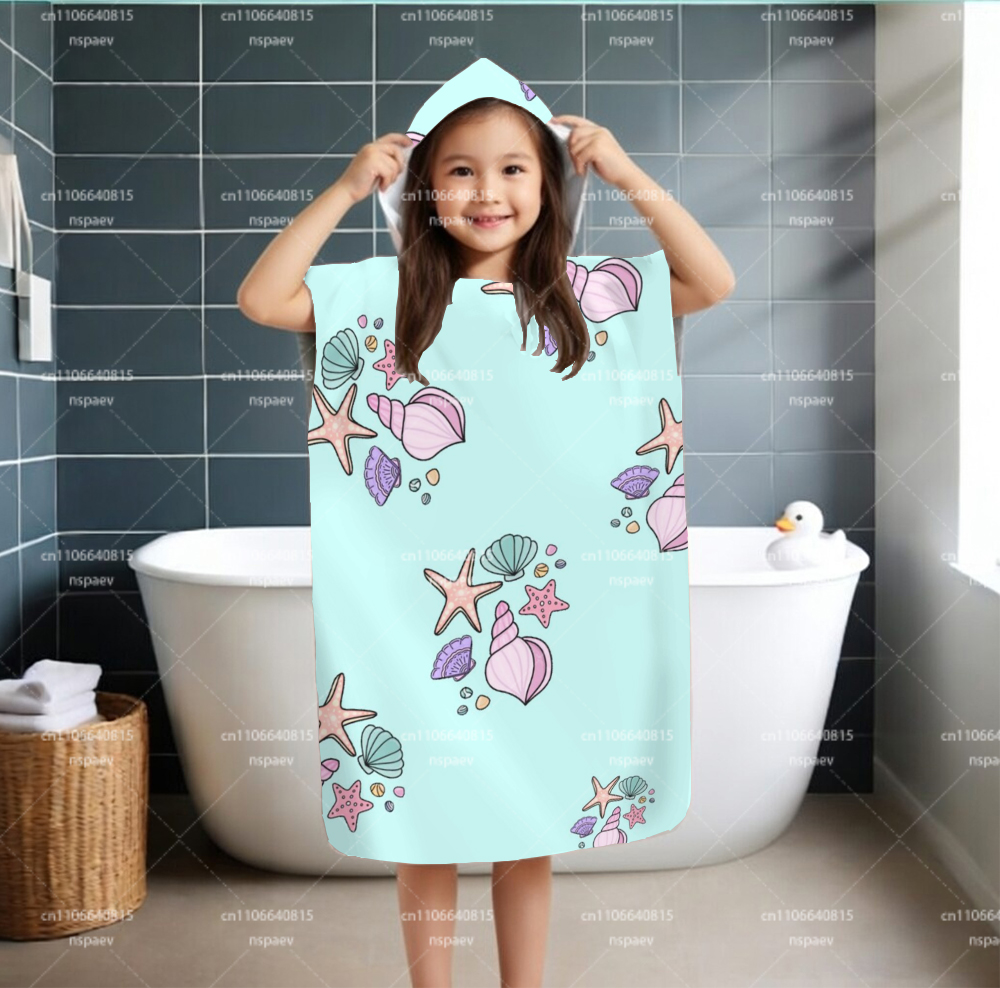 Kids Hooded Bath Towel, Cute S - đánh giá và giá Hooded Bath Towel