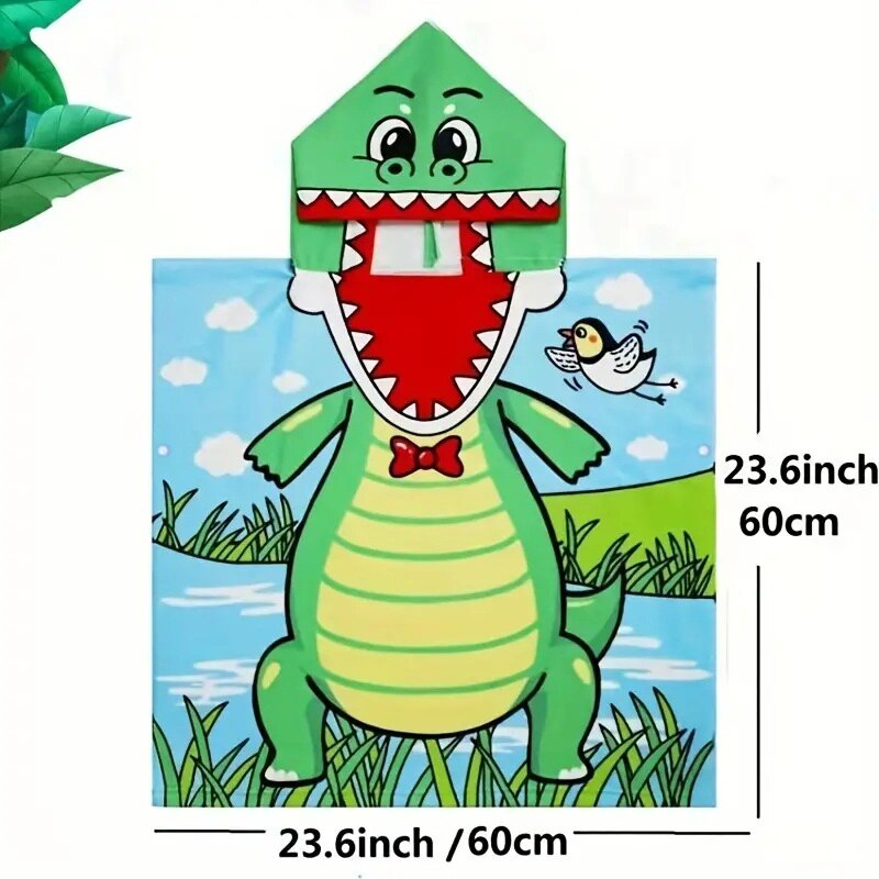 1pc Cute Bath Cartoon Animals  - đánh giá và giá Hooded Bath Towel