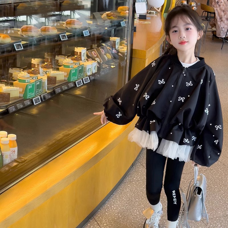Kids Girls Coat Children's Bow - đánh giá và giá Baby Clothing Zip
