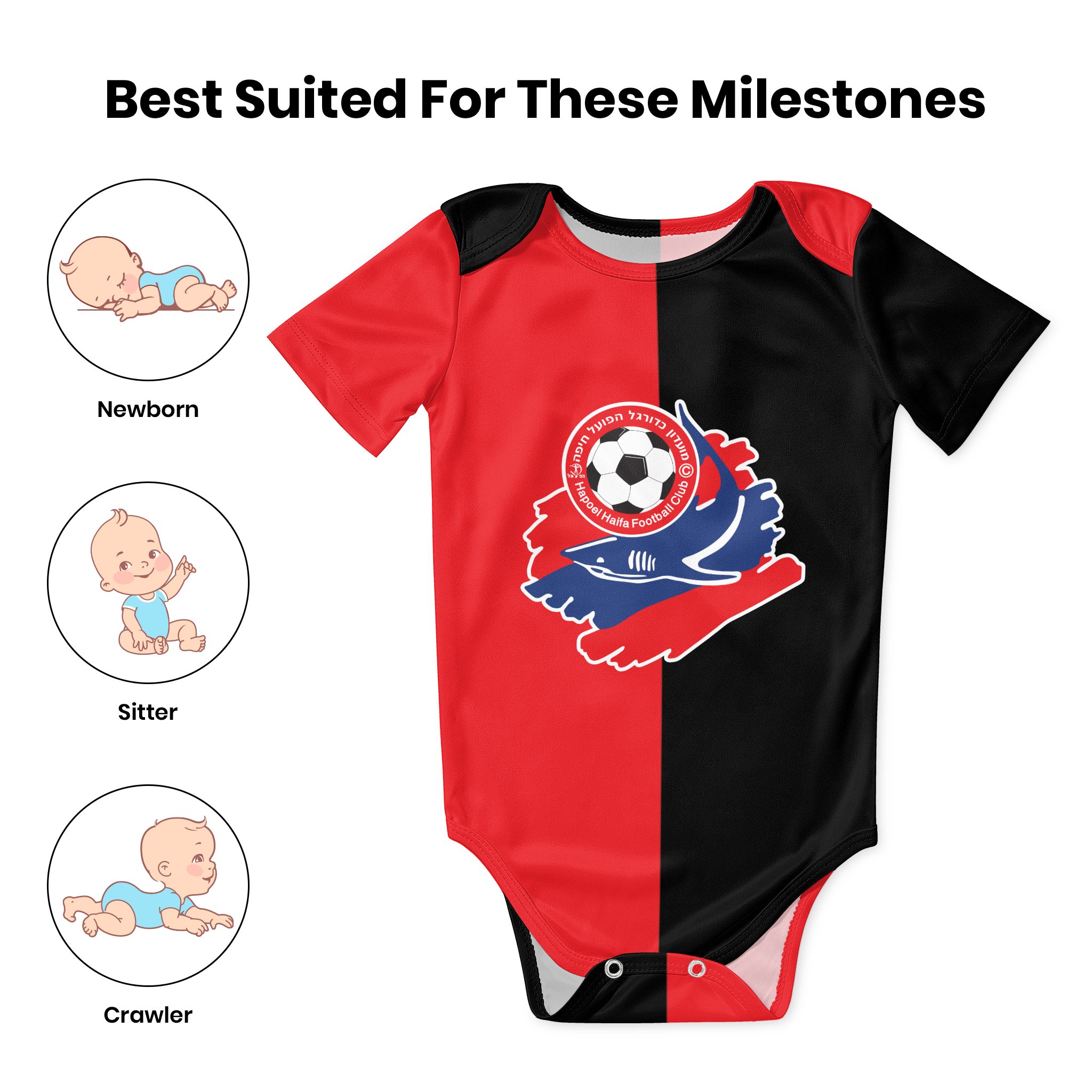 Hapoel Haifa Baby Bodysuit Uni - đánh giá và giá Baby Clothing Onesies