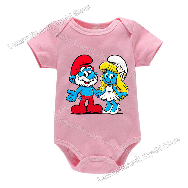 T-Smurfes Series Baby Romper C - đánh giá và giá Baby Clothing Onesies