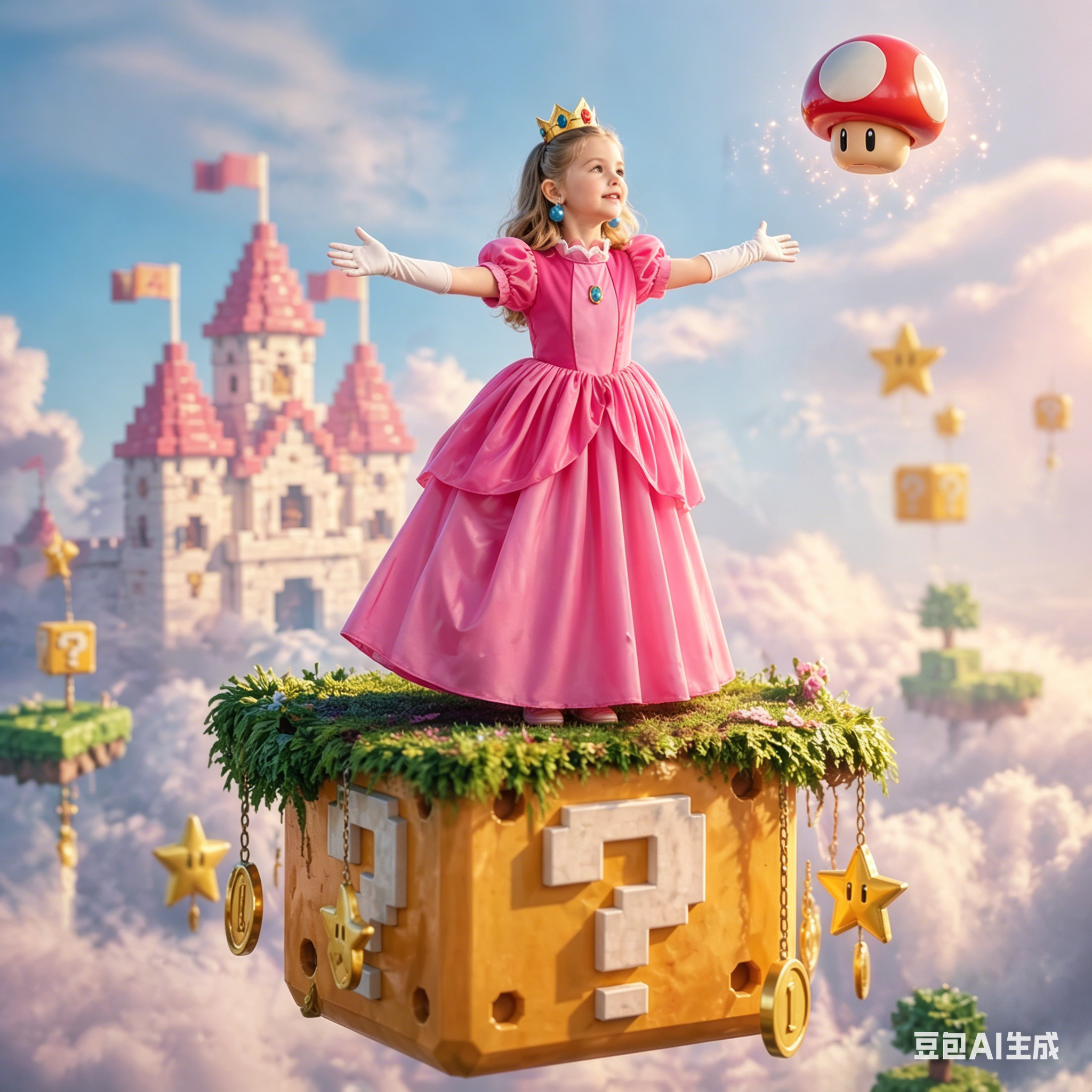 Princess Peach Style Dress Up  - đánh giá và giá Baby Clothing Dresser