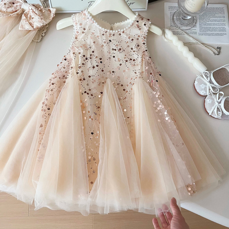 Summer New Baby Girl Pearl mes - đánh giá và giá Baby Clothing Dresser