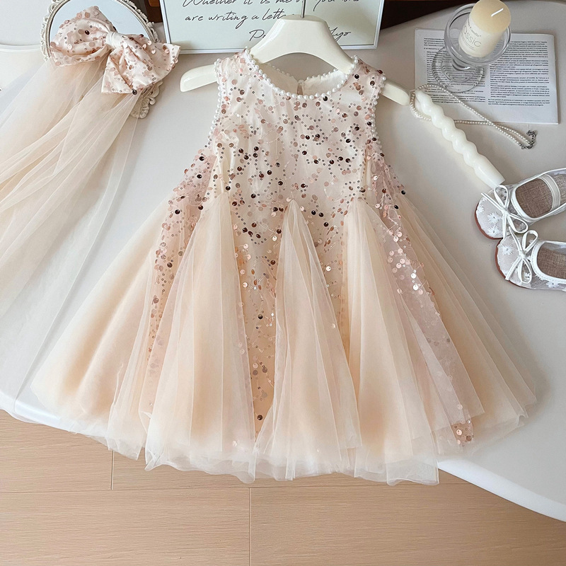 Summer New Baby Girl Pearl mes - đánh giá và giá Baby Clothing Dresser