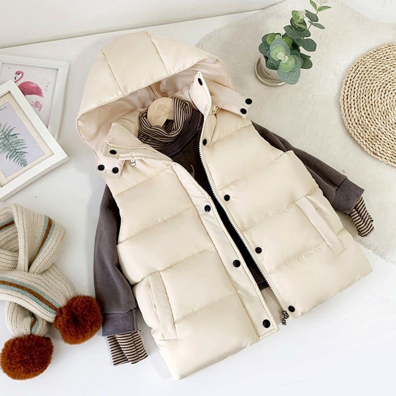 Childrens Down Cotton Vest Boy - đánh giá và giá Baby Clothing Zip