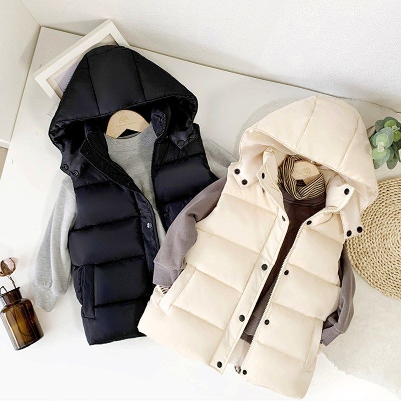 Childrens Down Cotton Vest Boy - đánh giá và giá Baby Clothing Zip