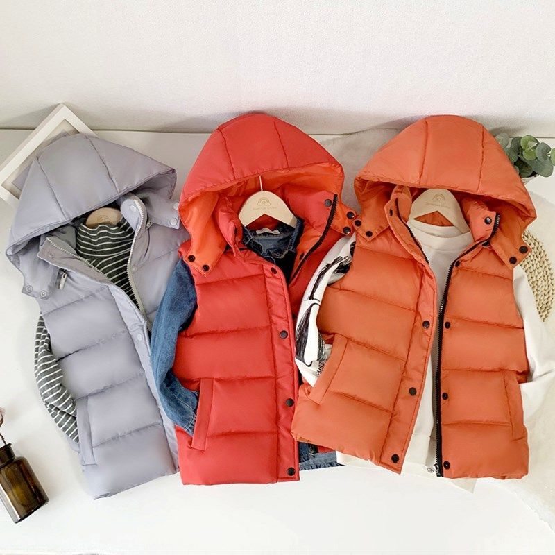 Childrens Down Cotton Vest Boy - đánh giá và giá Baby Clothing Zip