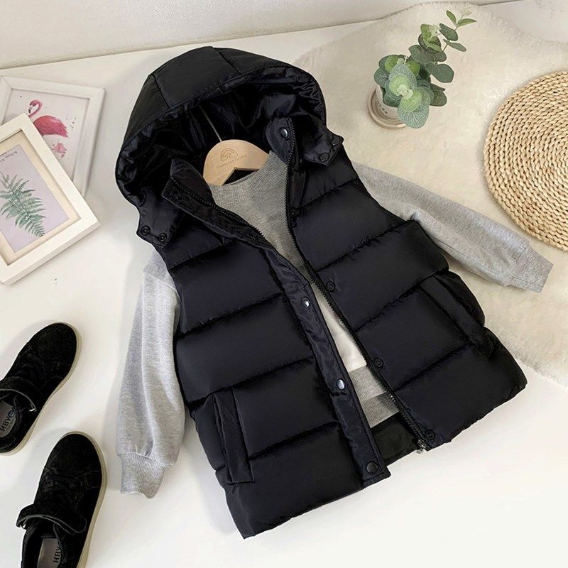 Childrens Down Cotton Vest Boy - đánh giá và giá Baby Clothing Zip