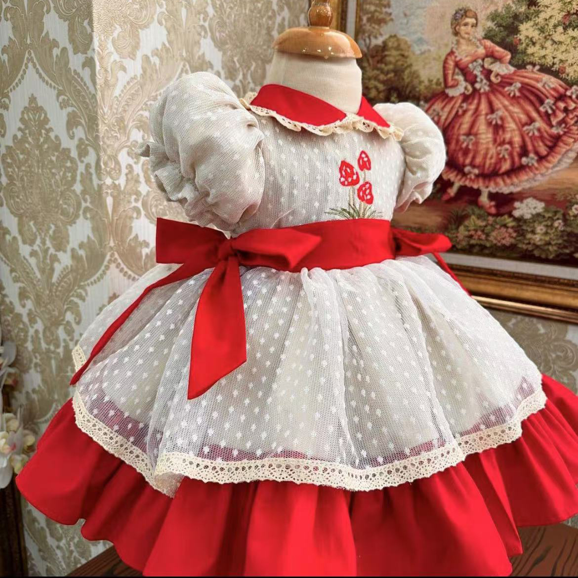 Baby Girl Summer Strawberry Em - đánh giá và giá Baby Clothing Dresser