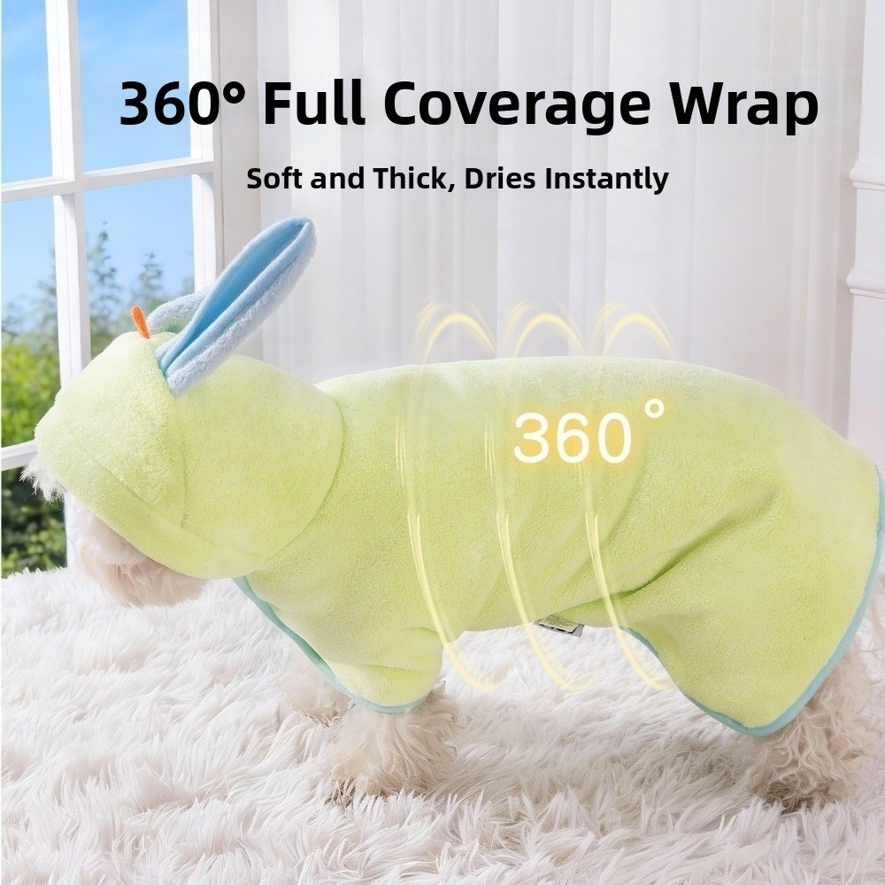 Super Absorbent Dog Hooded Bat - đánh giá và giá Hooded Bath Towel
