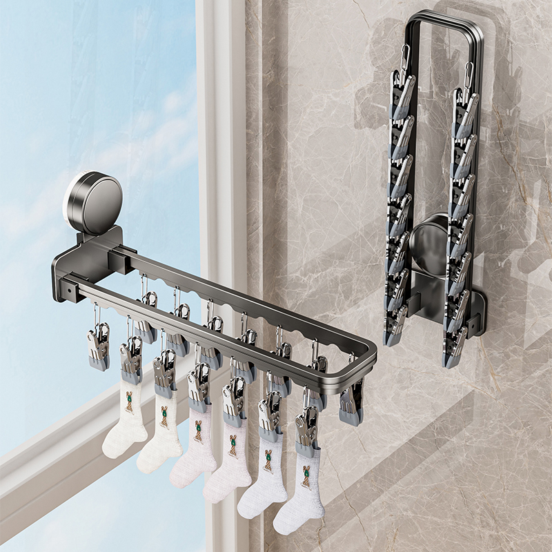 Wall Mount Suction Cup Drying  - đánh giá và giá Baby Clothing Drying Rack