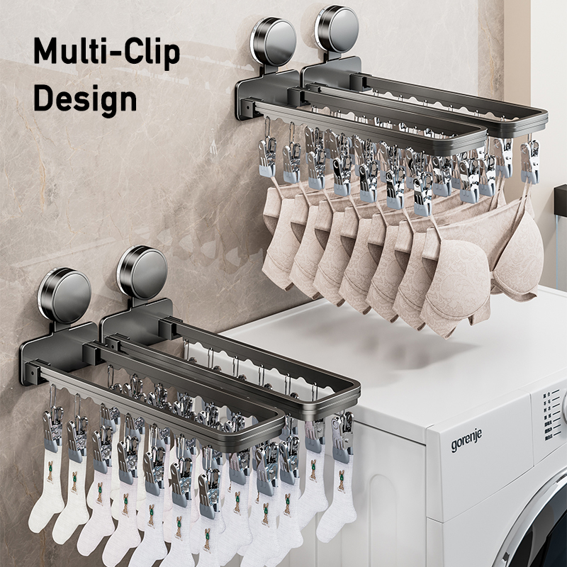 Wall Mount Suction Cup Drying  - đánh giá và giá Baby Clothing Drying Rack