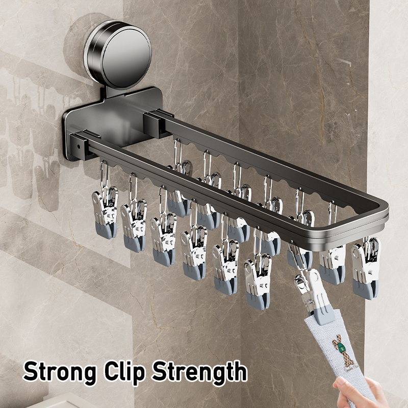 Wall Mount Suction Cup Drying  - đánh giá và giá Baby Clothing Drying Rack