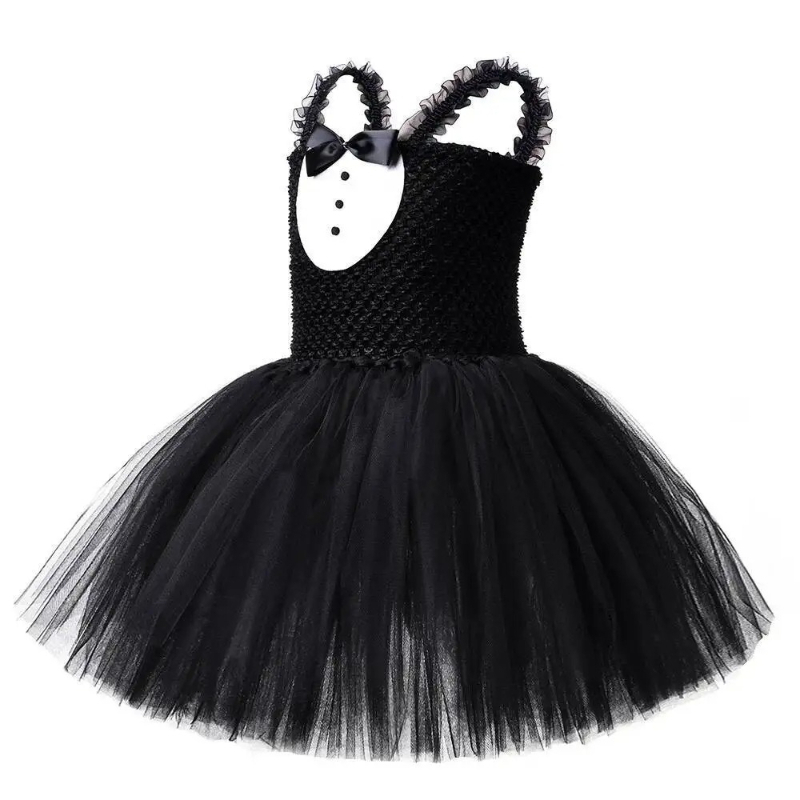 White Black Cat Tutu Dress for - đánh giá và giá Baby Clothing Dresser