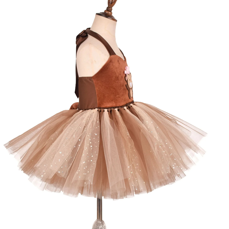Brown Monkey Tutu Dress for Ba - đánh giá và giá Baby Clothing Dresser