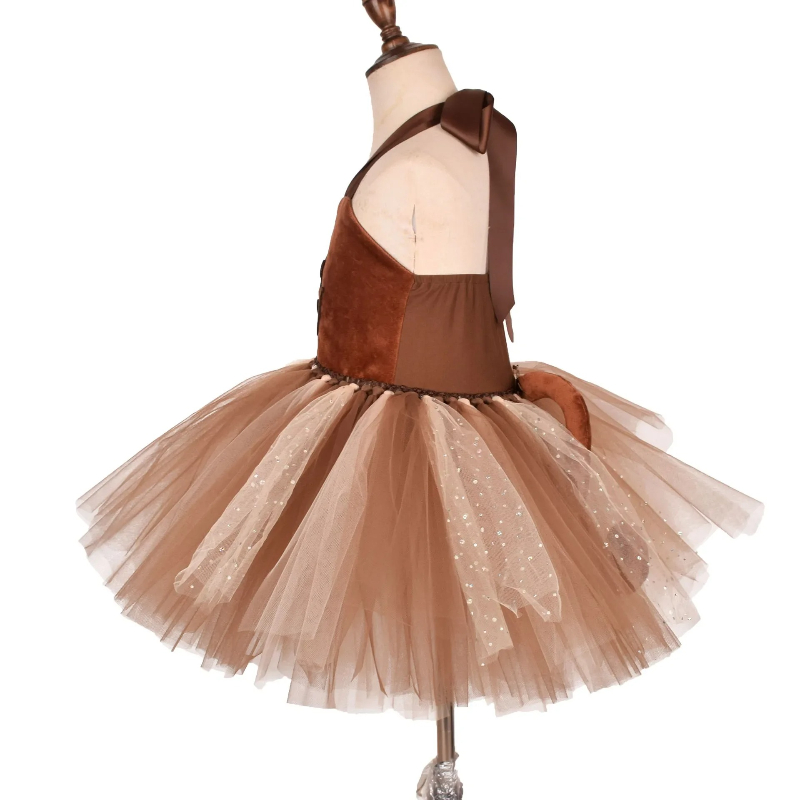Brown Monkey Tutu Dress for Ba - đánh giá và giá Baby Clothing Dresser