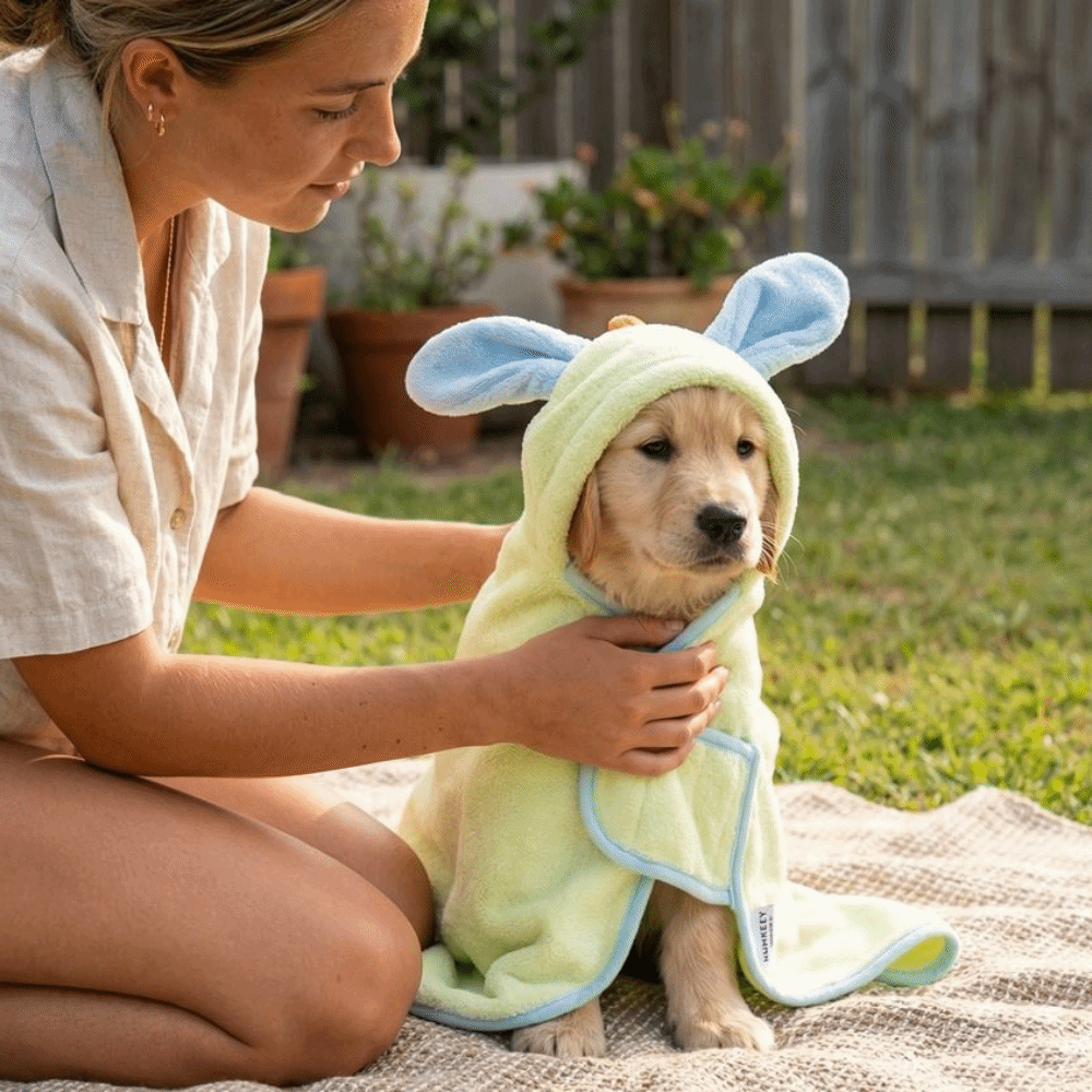 Super Absorbent Dog Hooded Bat - đánh giá và giá Hooded Bath Towel