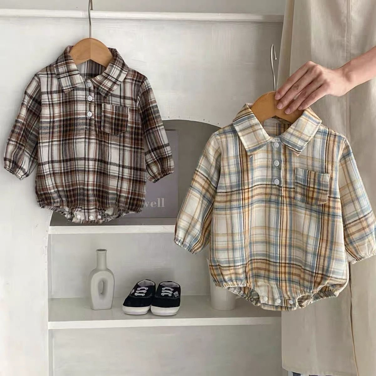 Ircomll 2 pcs Infant Baby Plai - đánh giá và giá Baby Clothing Designer