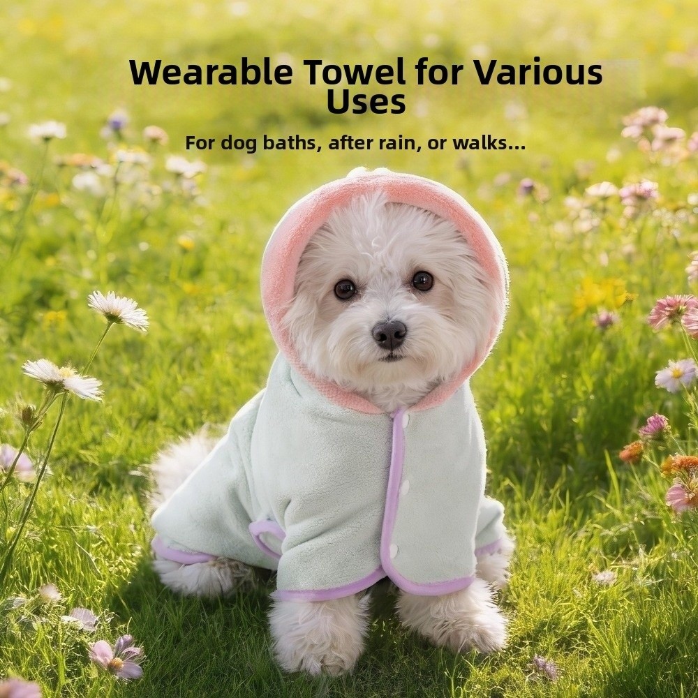 Super Absorbent Dog Hooded Bat - đánh giá và giá Hooded Bath Towel