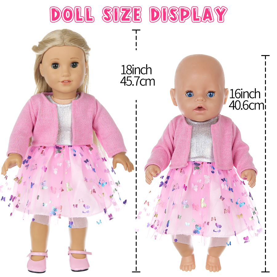 Doll Clothes for 16-18Inch 40- - đánh giá và giá Baby Clothing Unisex