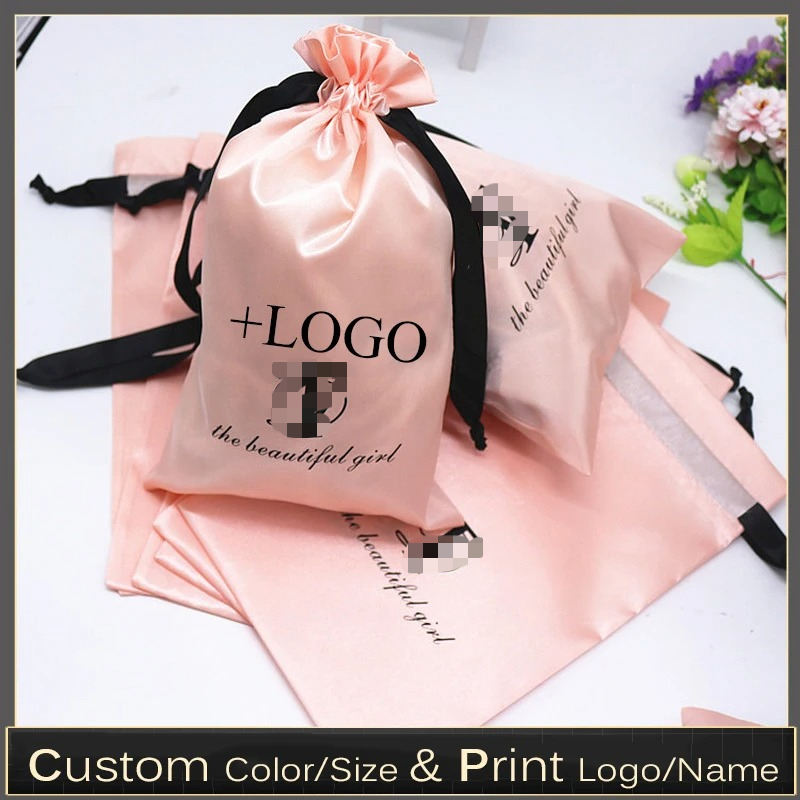 20PCS Baby Pink Silk Satin Pou - đánh giá và giá Baby Clothing Logo