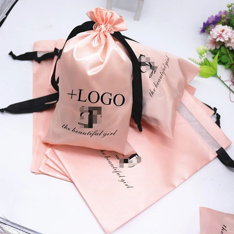 20PCS Baby Pink Silk Satin Pou - đánh giá và giá Baby Clothing Logo