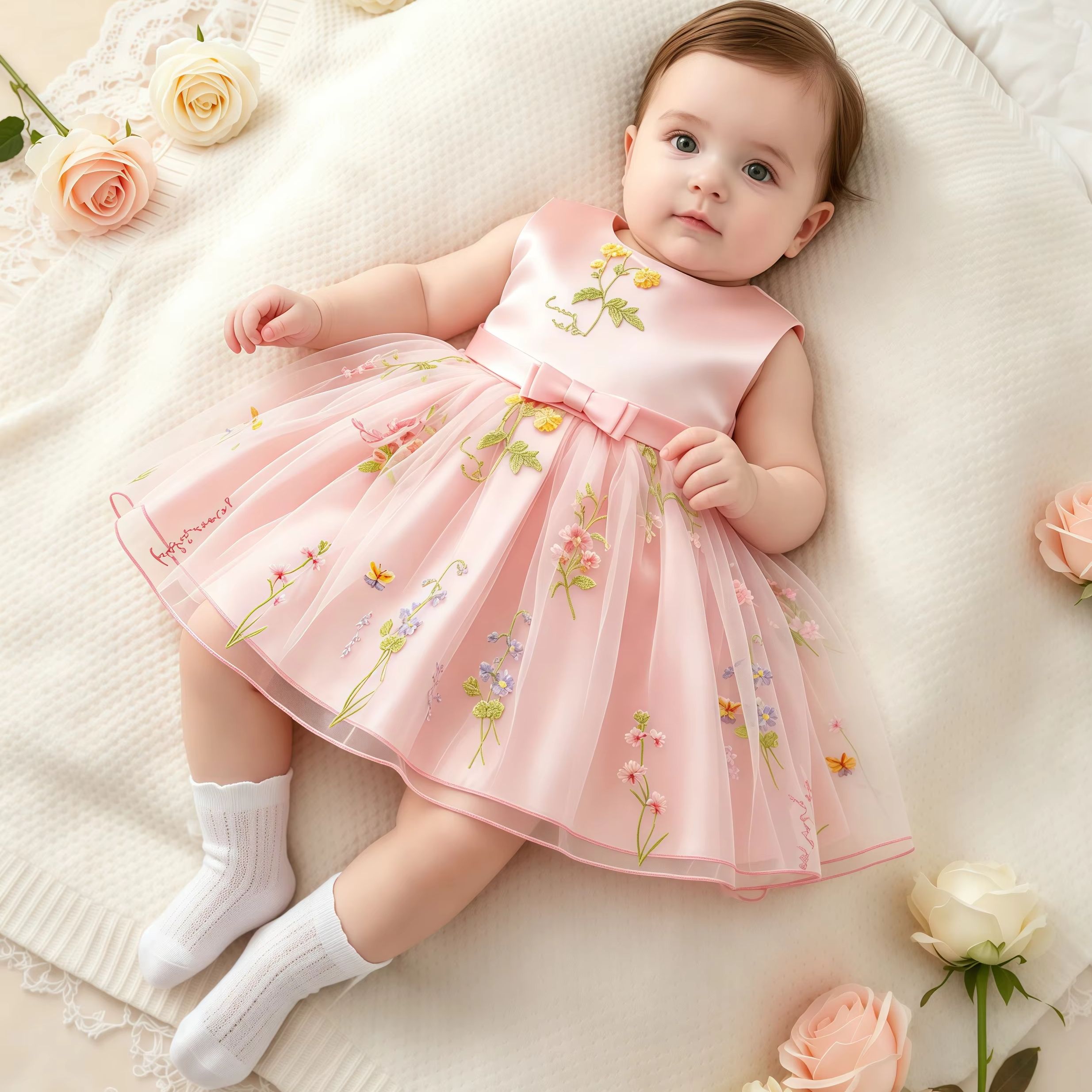 Baby Girls Party Dresses Embro - đánh giá và giá Baby Clothing Dresser