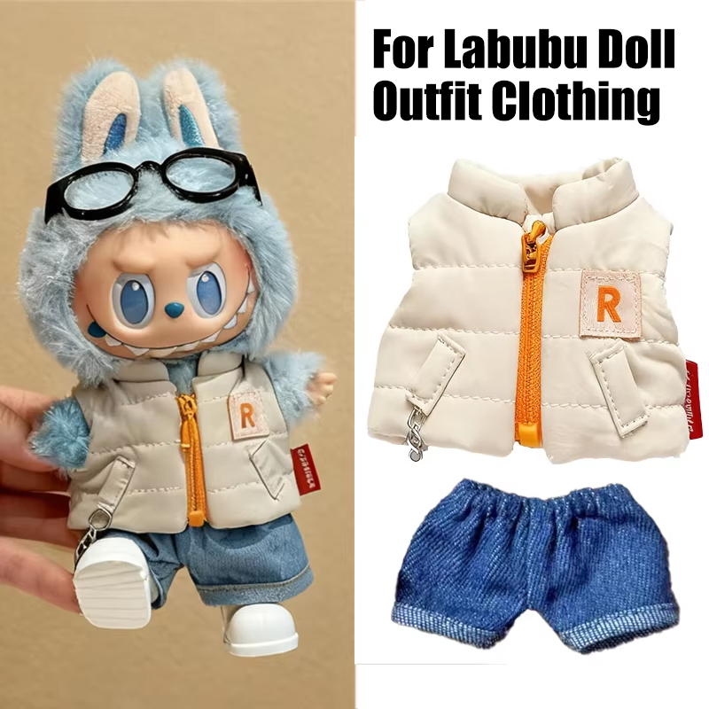 For 15 17cm Labubu Doll Solid  - đánh giá và giá Baby Clothing Usa