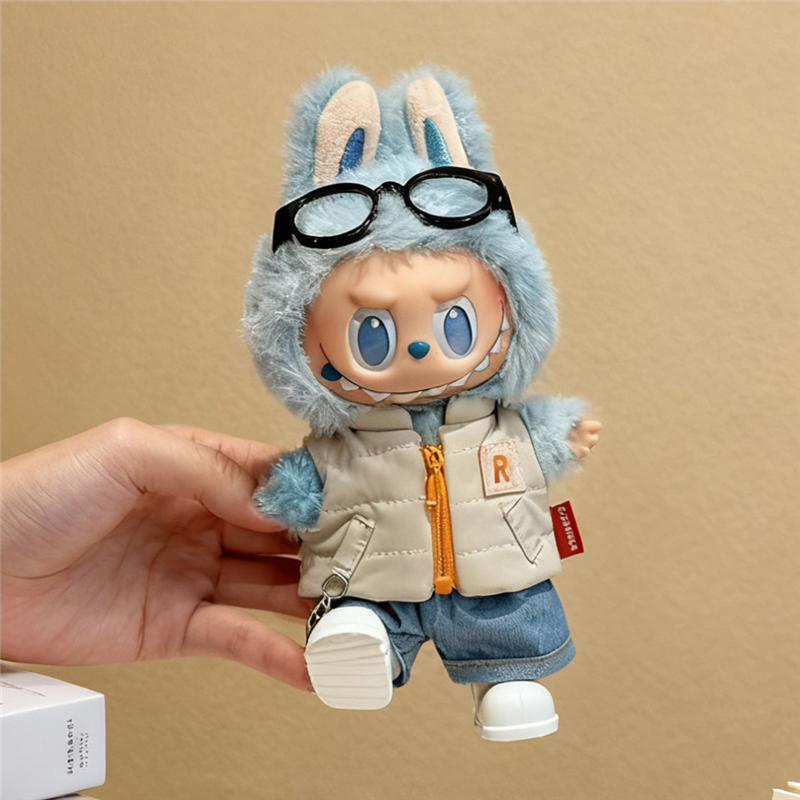 For 15 17cm Labubu Doll Solid  - đánh giá và giá Baby Clothing Usa