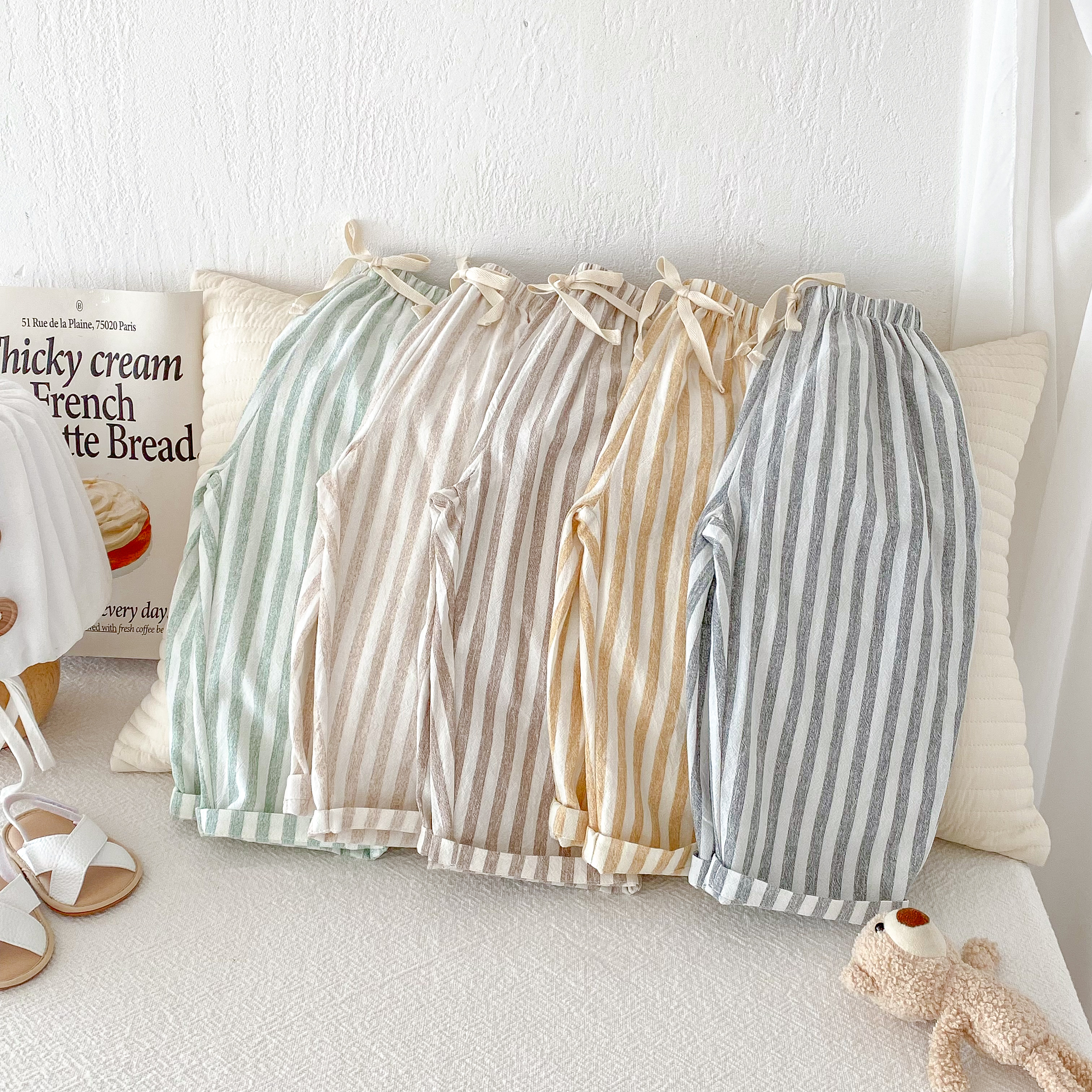Vintage Linen Cotton Stripe Pa - đánh giá và giá Baby Boy Clothing Zara