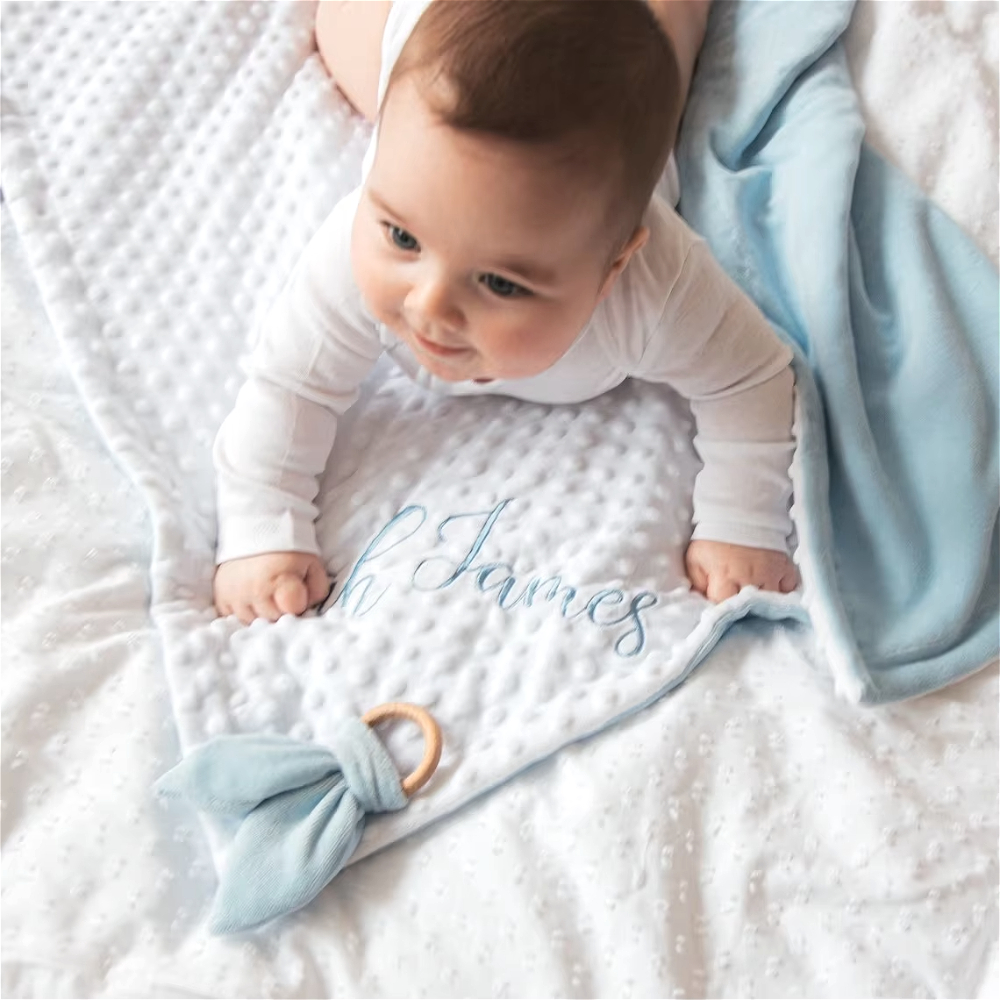 JTJD Personalized Swaddle Blan - đánh giá và giá Baby Clothing Names