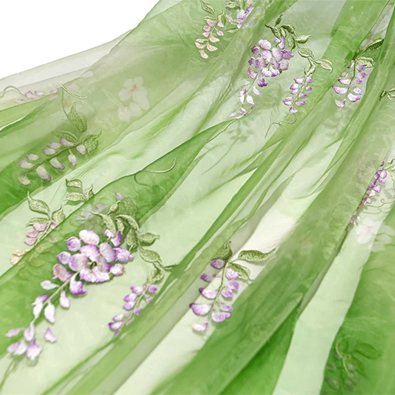 Wisteria Embroidery Fabric DIY - đánh giá và giá Baby Clothing Designer