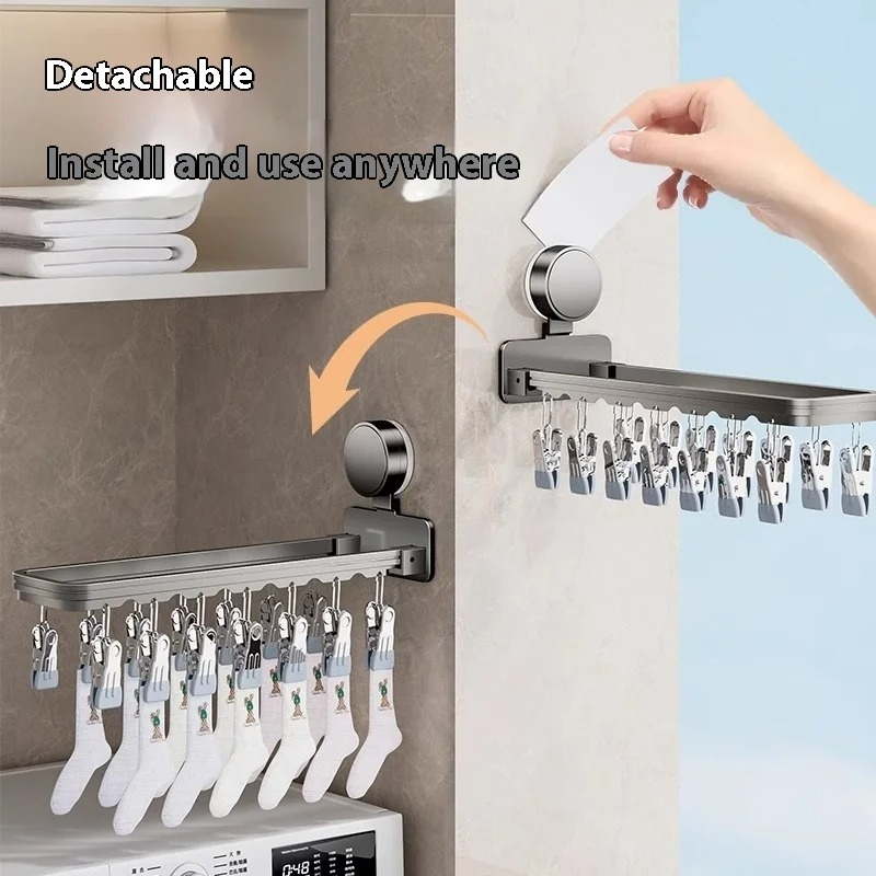 (with 14 clips) drying rack, w - đánh giá và giá Baby Clothing Drying Rack