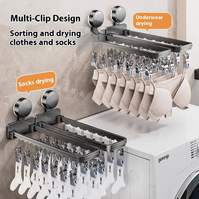 (with 14 clips) drying rack, w - đánh giá và giá Baby Clothing Drying Rack