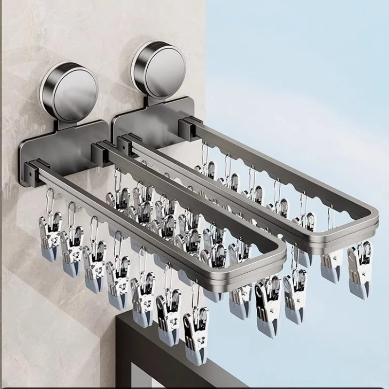 (with 14 clips) drying rack, w - đánh giá và giá Baby Clothing Drying Rack