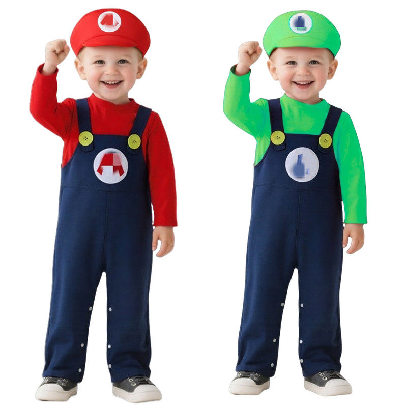 Baby Plumber Costume Red Green - đánh giá và giá Baby Clothing Unisex