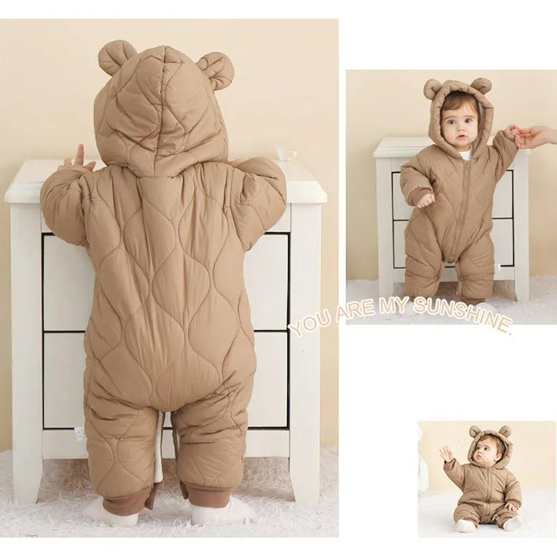 Newborn Baby Romper Winter Thi - đánh giá và giá Baby Clothing Zip